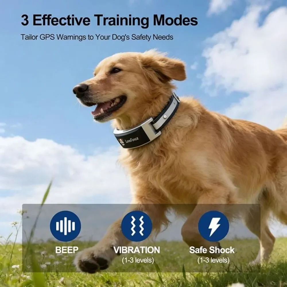 Wireless Dog Fence, GPS Dog Collar Fence System